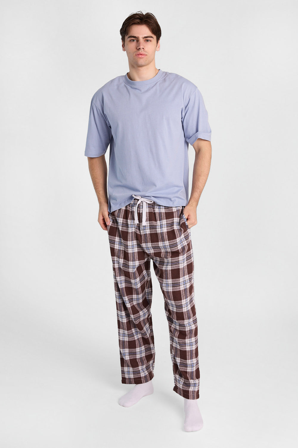 Pantalon de pyjama classique à carreaux tartan Pantalon de pyjama classique à carreaux tartan