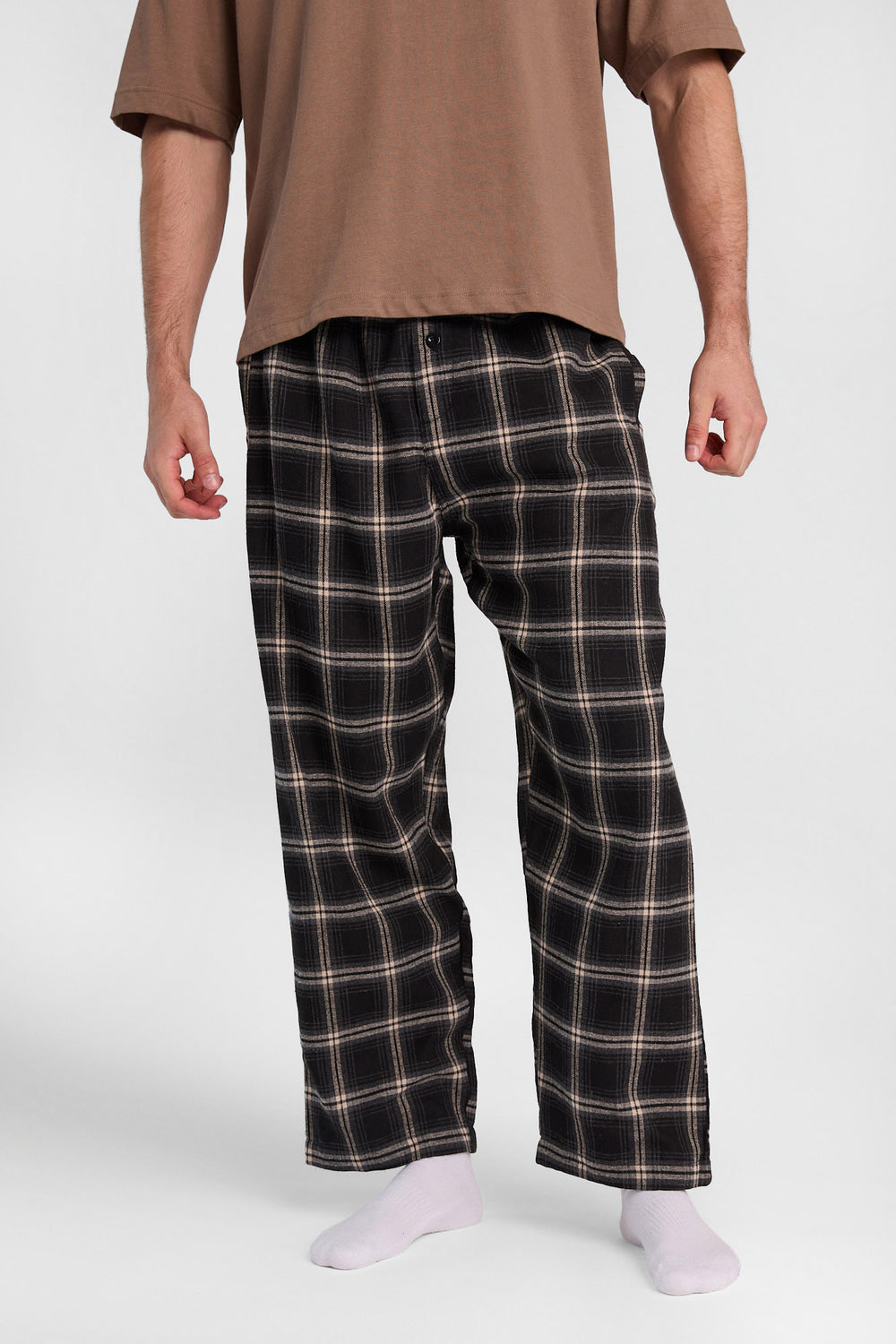 Classic Windowpane Plaid Pajama Pants Classic Windowpane Plaid Pajama Pants
