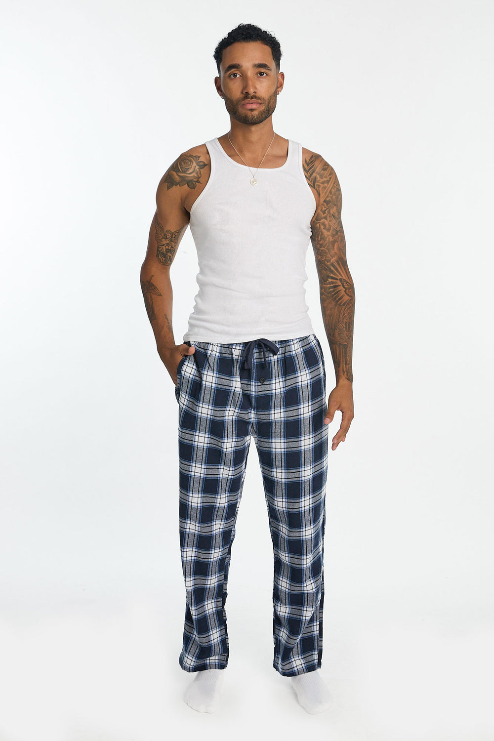 Pantalon de pyjama classique à carreaux homme Pantalon de pyjama classique à carreaux homme