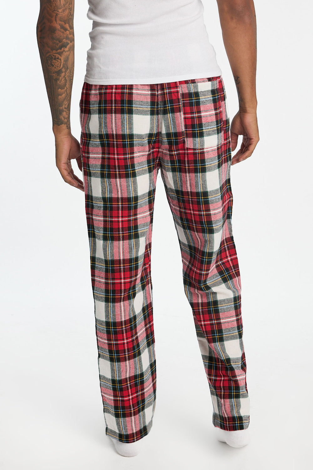 Pantalon de pyjama classique à carreaux tartan homme Pantalon de pyjama classique à carreaux tartan homme