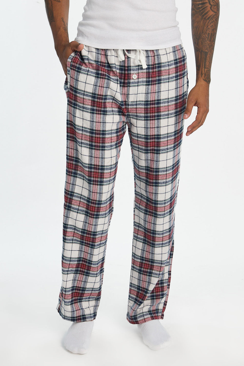 Pantalon de pyjama classique à carreaux homme Pantalon de pyjama classique à carreaux homme