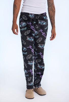 Mens Racing Plush Pajama Pant