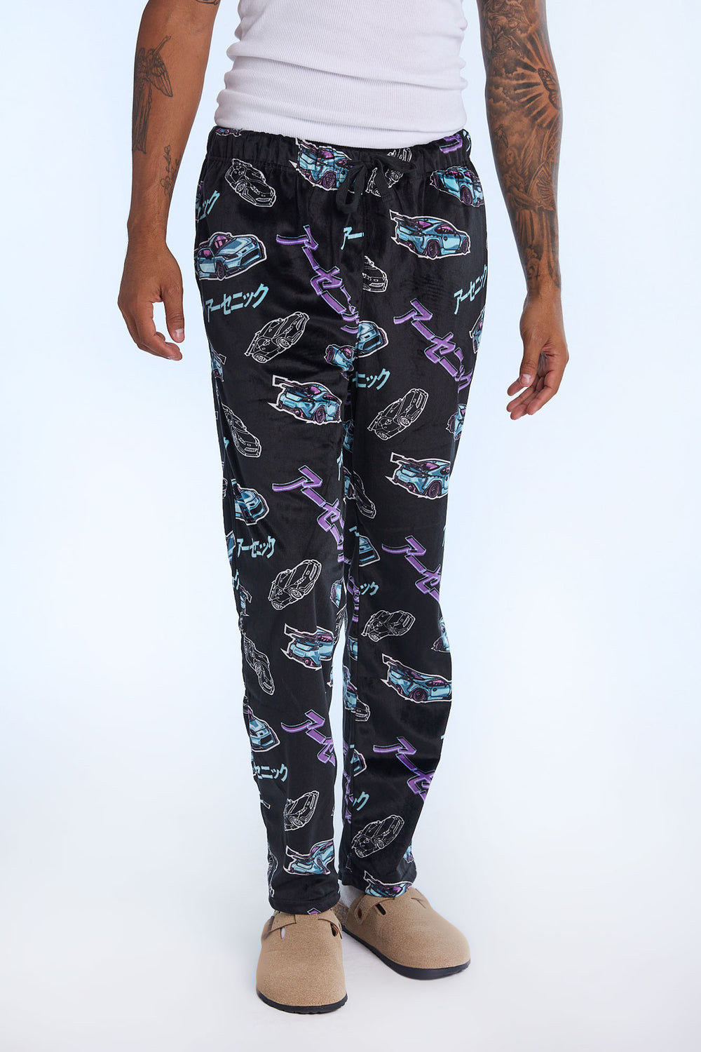 Mens Racing Plush Pajama Pant Mens Racing Plush Pajama Pant