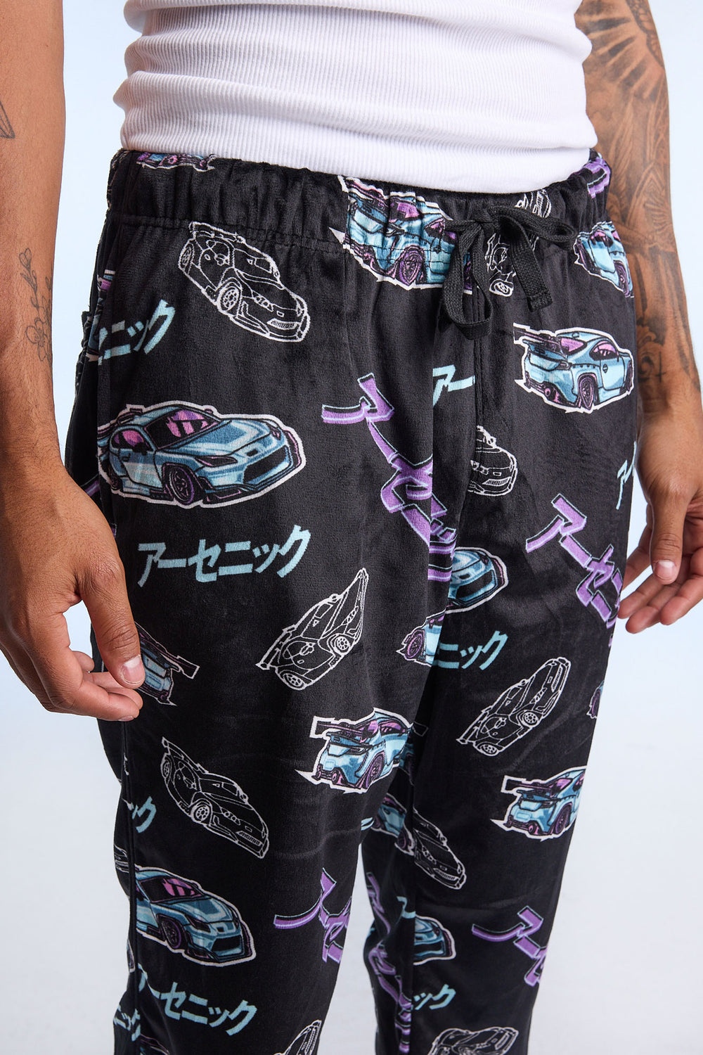 Mens Racing Plush Pajama Pant Mens Racing Plush Pajama Pant