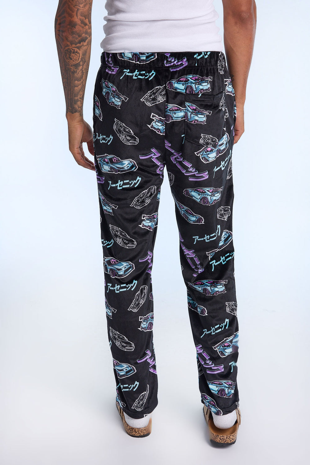 Mens Racing Plush Pajama Pant Mens Racing Plush Pajama Pant