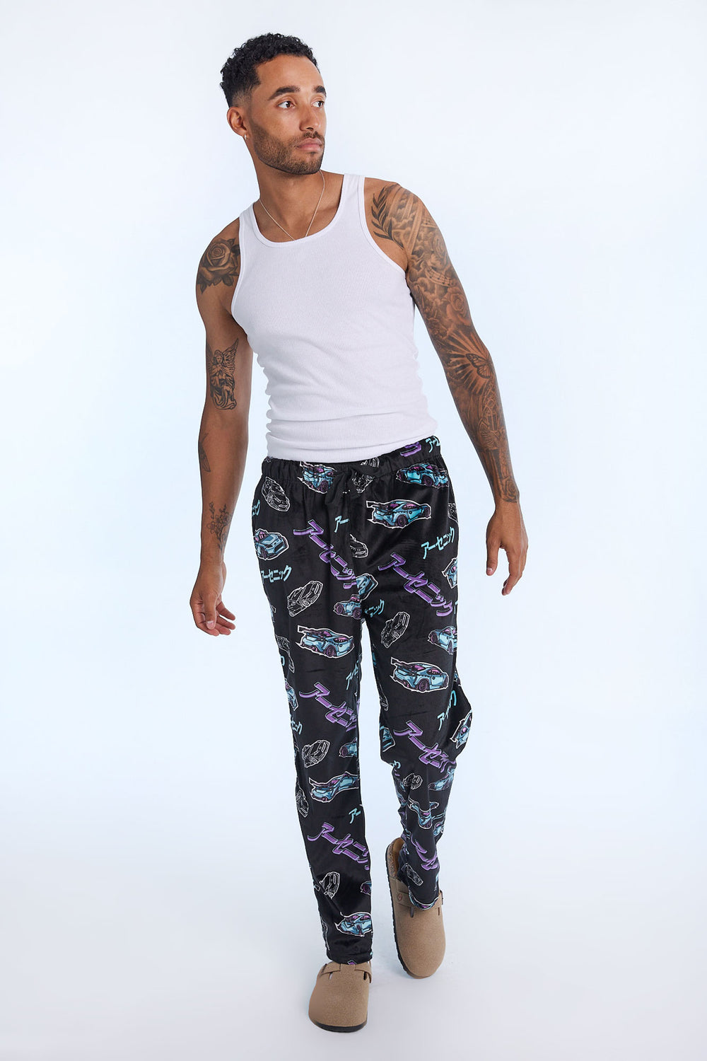 Mens Racing Plush Pajama Pant Mens Racing Plush Pajama Pant