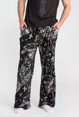 Arsenic Winged Skulls Pajama Pants