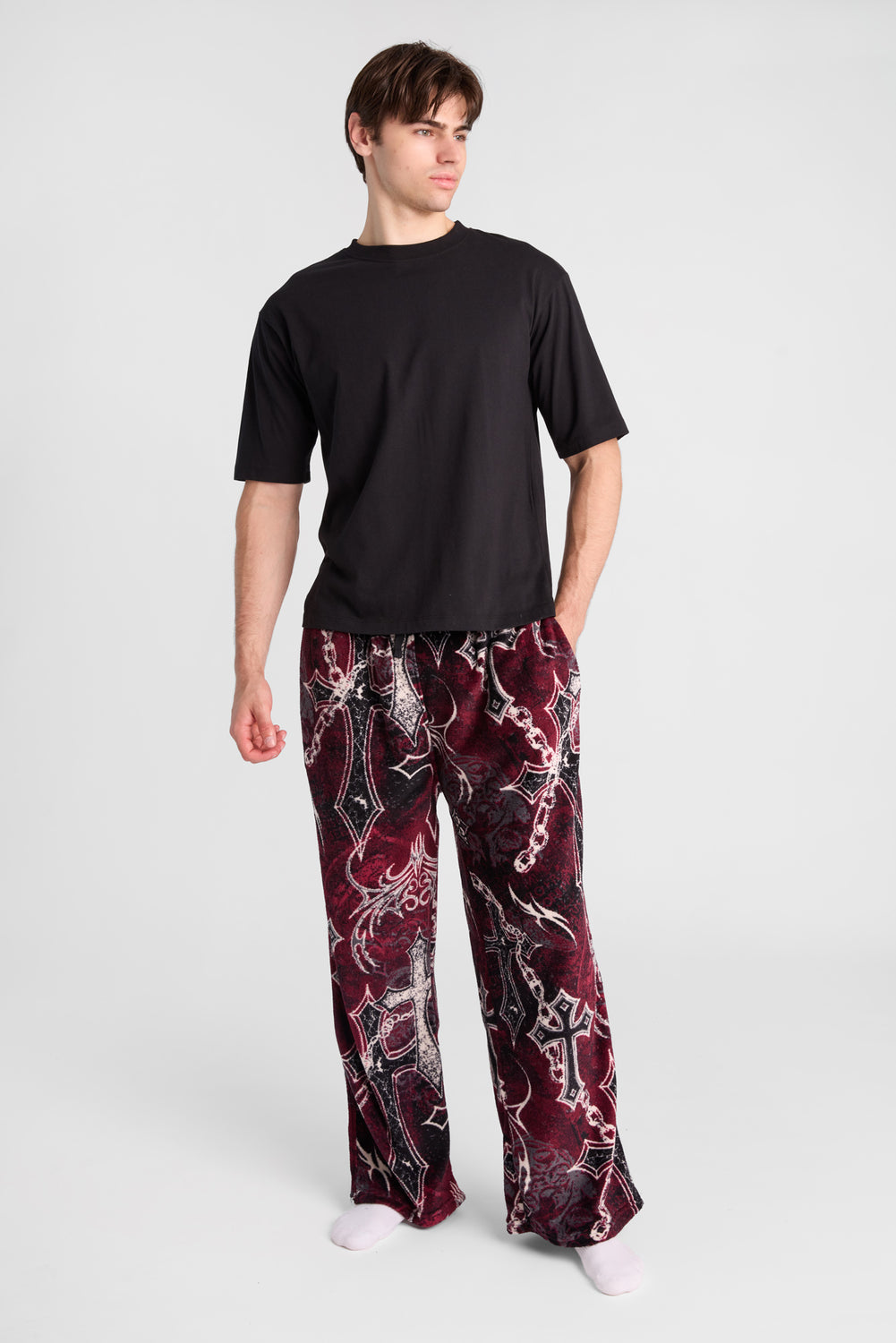 Arsenic Crosses & Chains Pajama Pants Arsenic Crosses & Chains Pajama Pants