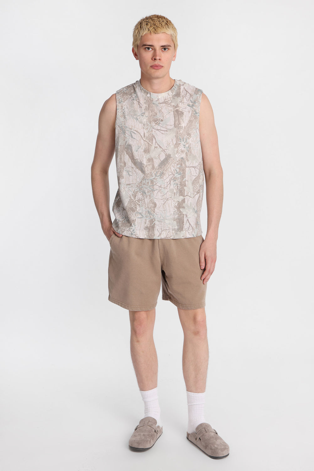 Washed Fleece Shorts Washed Fleece Shorts