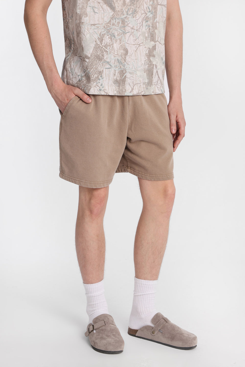 Washed Fleece Shorts Washed Fleece Shorts