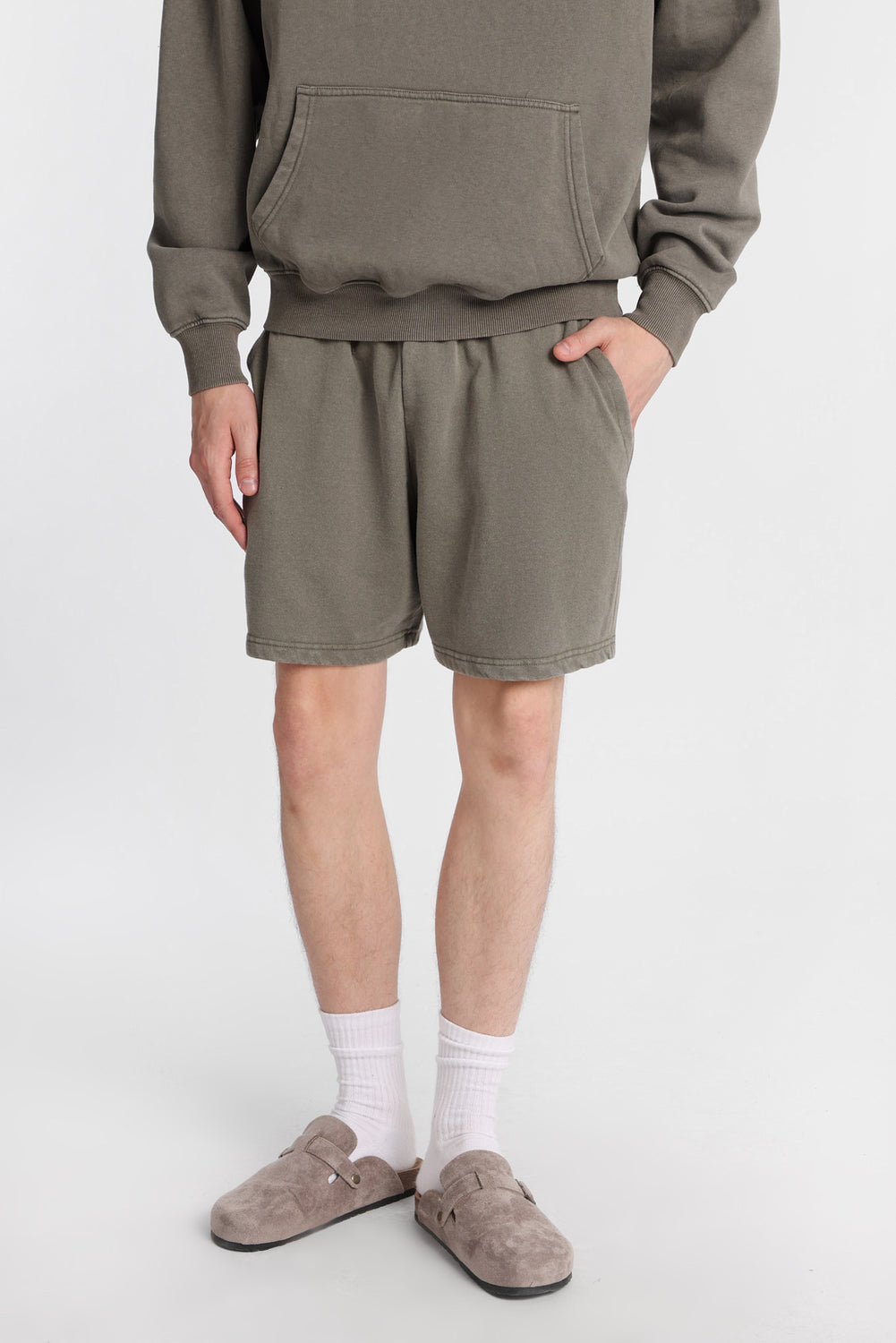 Washed Fleece Shorts Washed Fleece Shorts