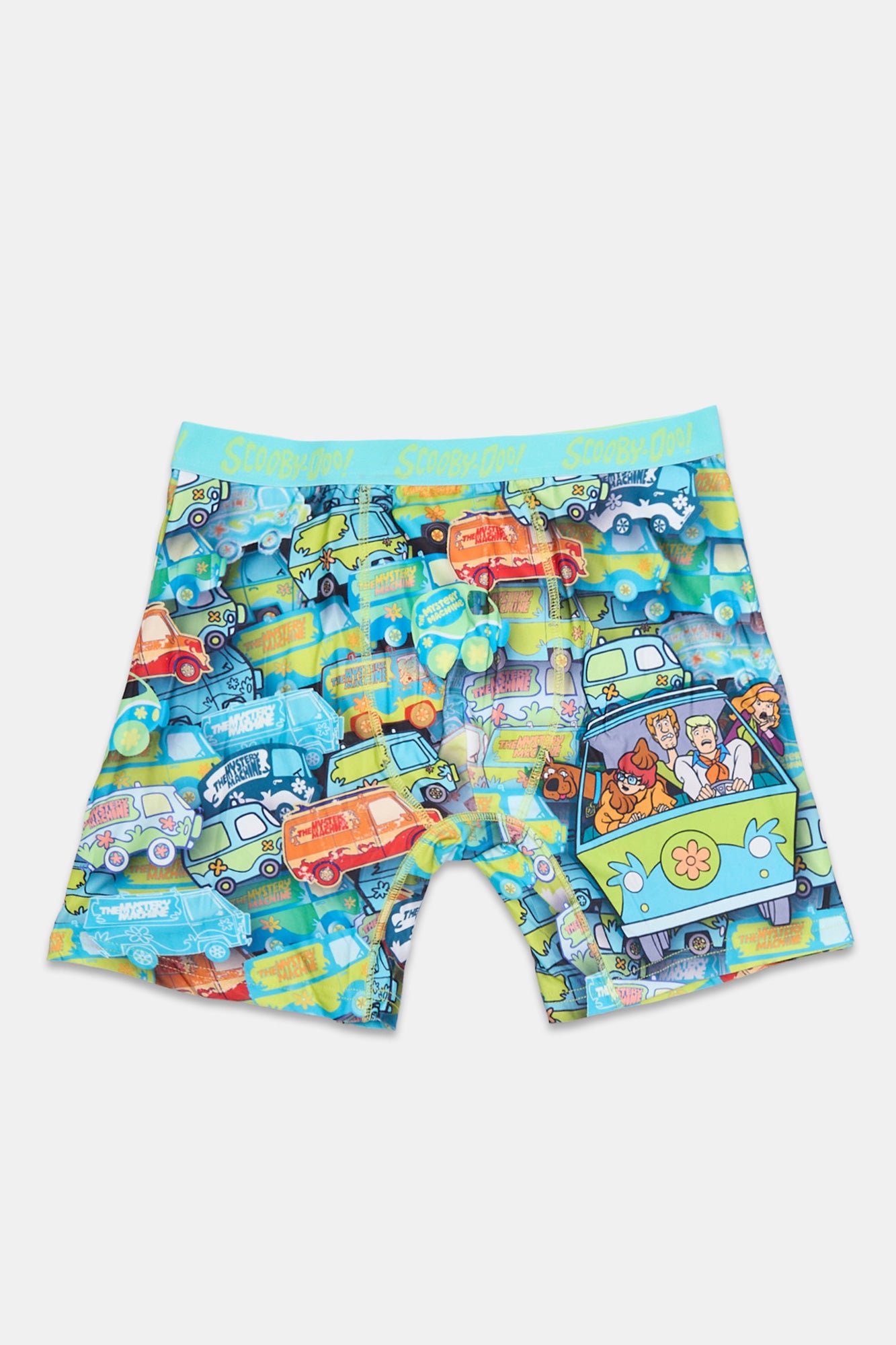 Mens Scooby-Doo Mystery Machine Boxer Brief - Green /