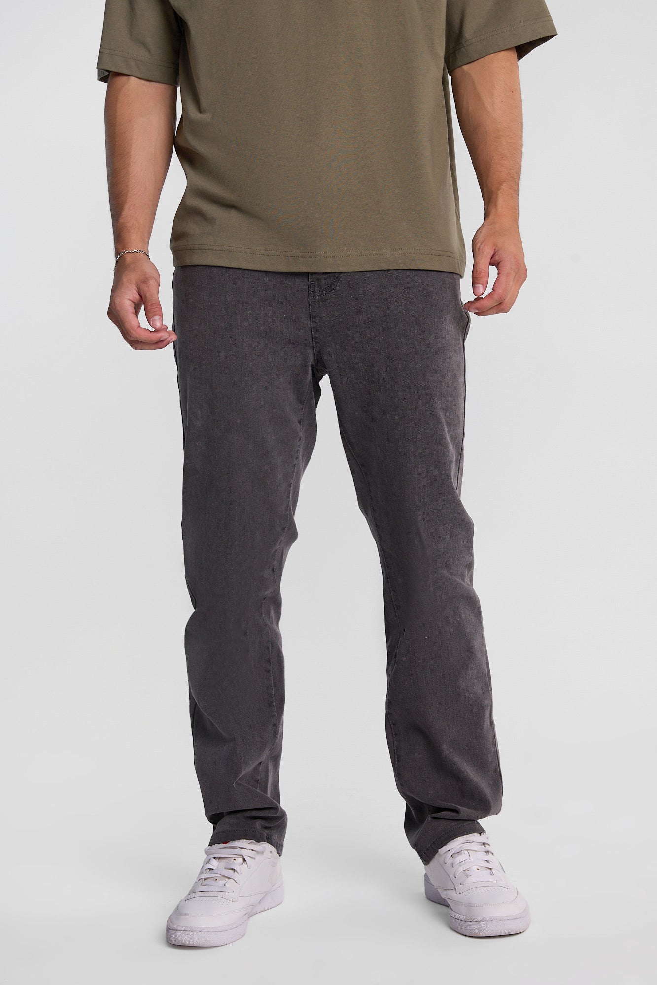 Liam Straight Jeans - Heather Grey /