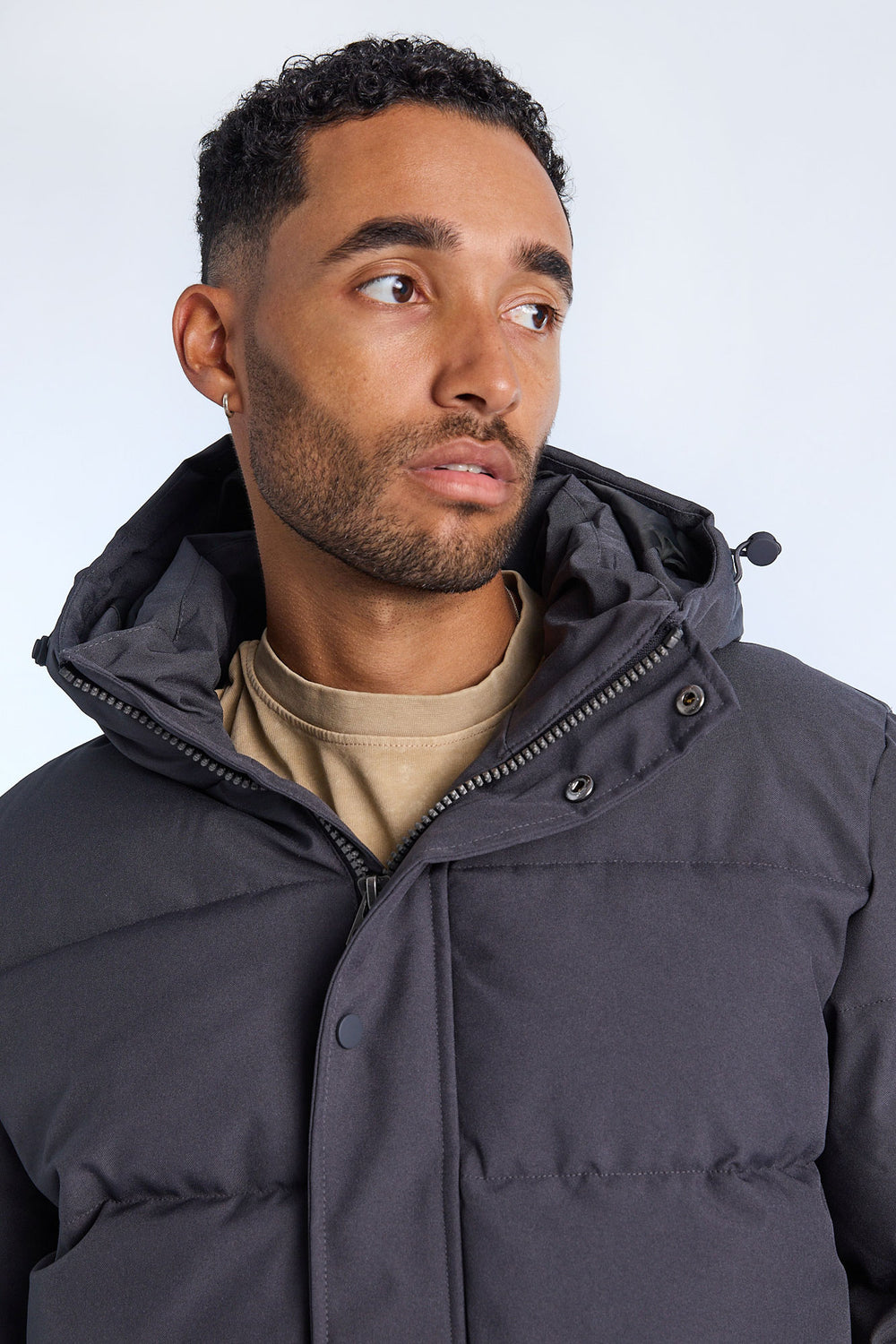 Mens Hooded Puffer Jacket Mens Hooded Puffer Jacket