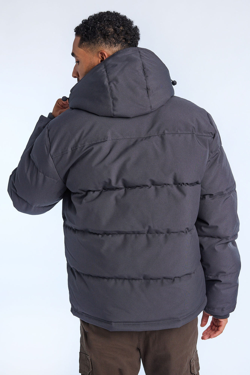 Mens Hooded Puffer Jacket Mens Hooded Puffer Jacket