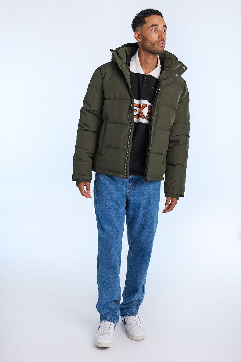 Mens Hooded Puffer Jacket Mens Hooded Puffer Jacket