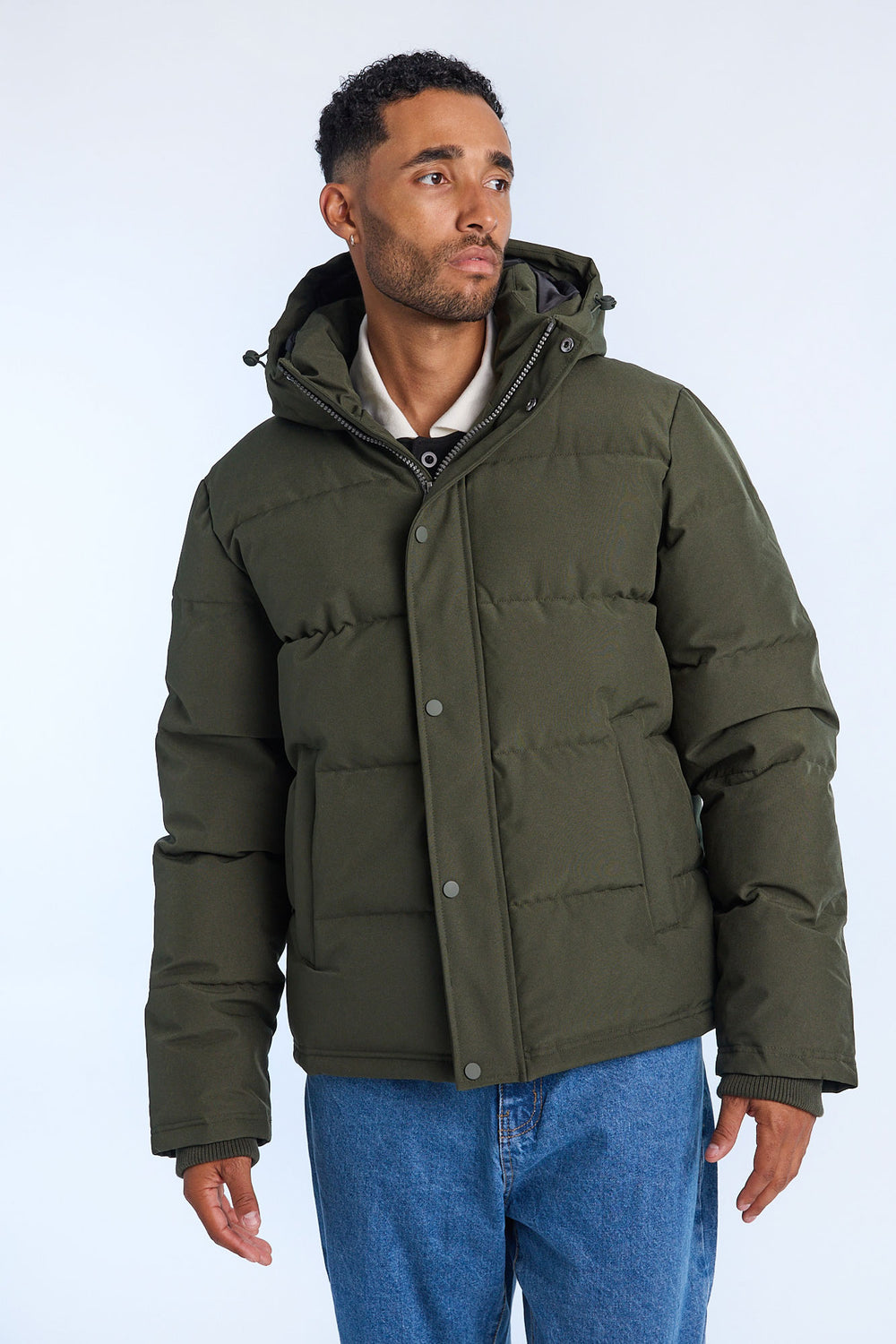 Mens Hooded Puffer Jacket Mens Hooded Puffer Jacket