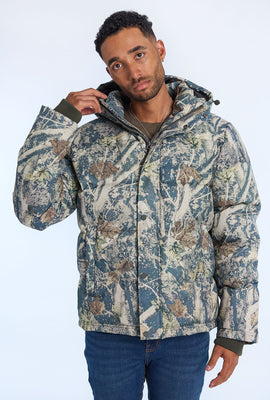 Mens Hooded Puffer Jacket