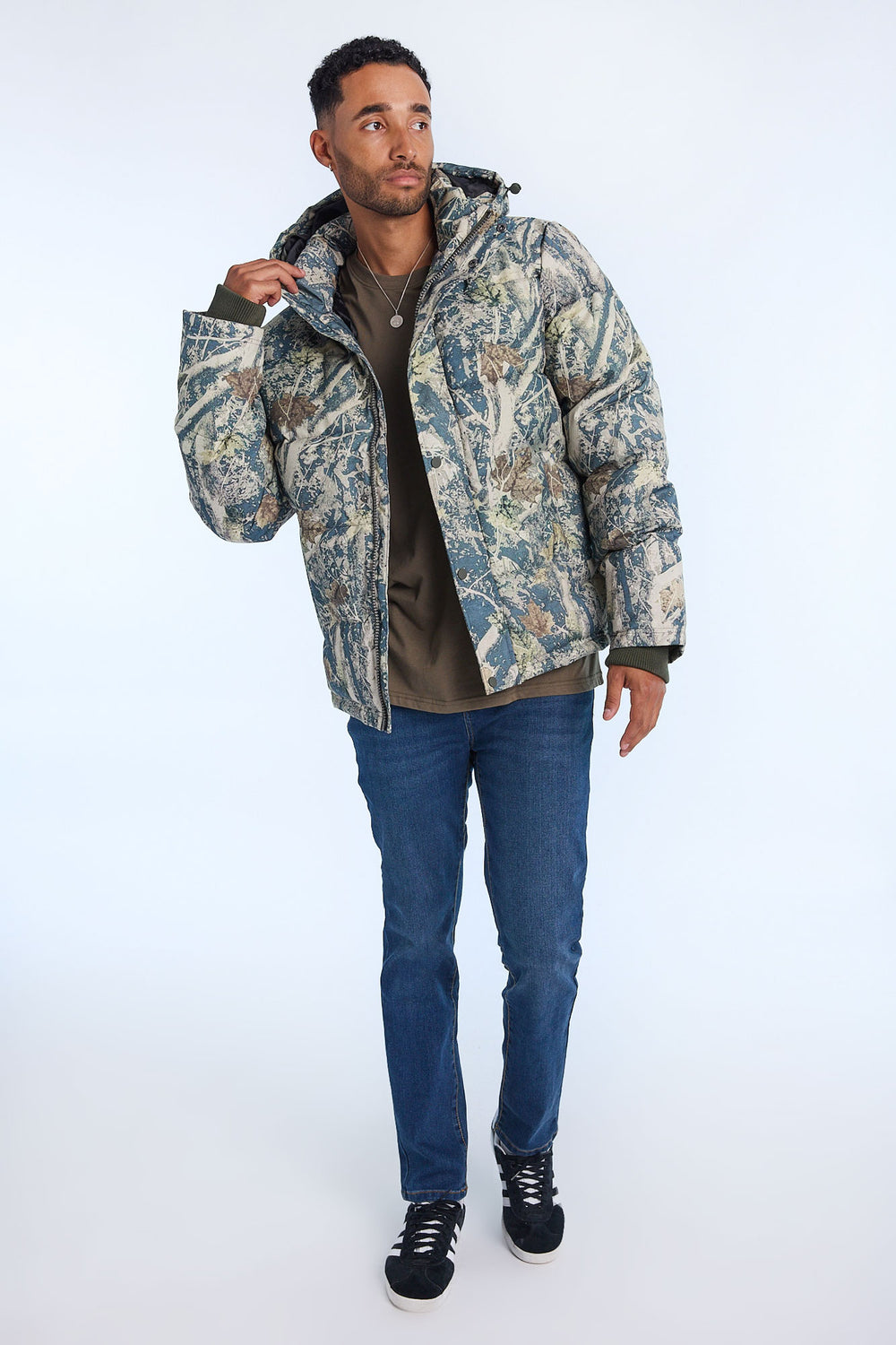 Mens Hooded Puffer Jacket Mens Hooded Puffer Jacket