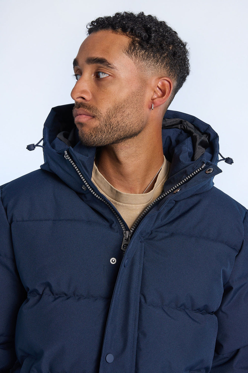 Mens Hooded Puffer Jacket Mens Hooded Puffer Jacket