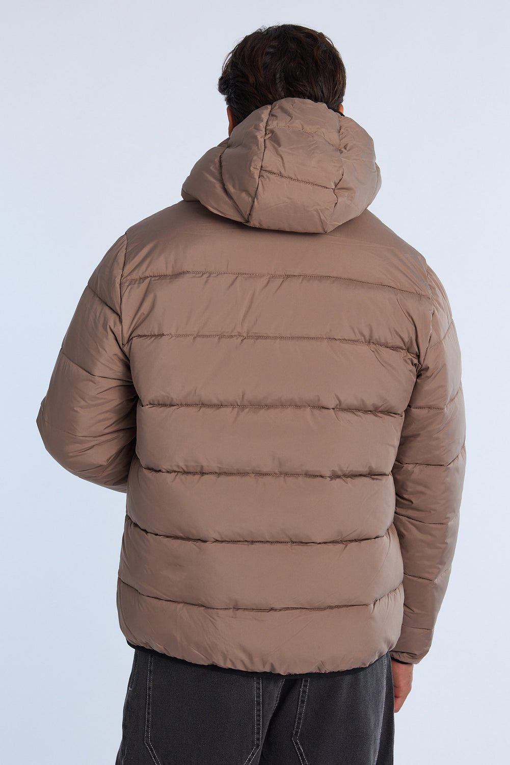 Mens Zip-Up Puffer Jacket Mens Zip-Up Puffer Jacket