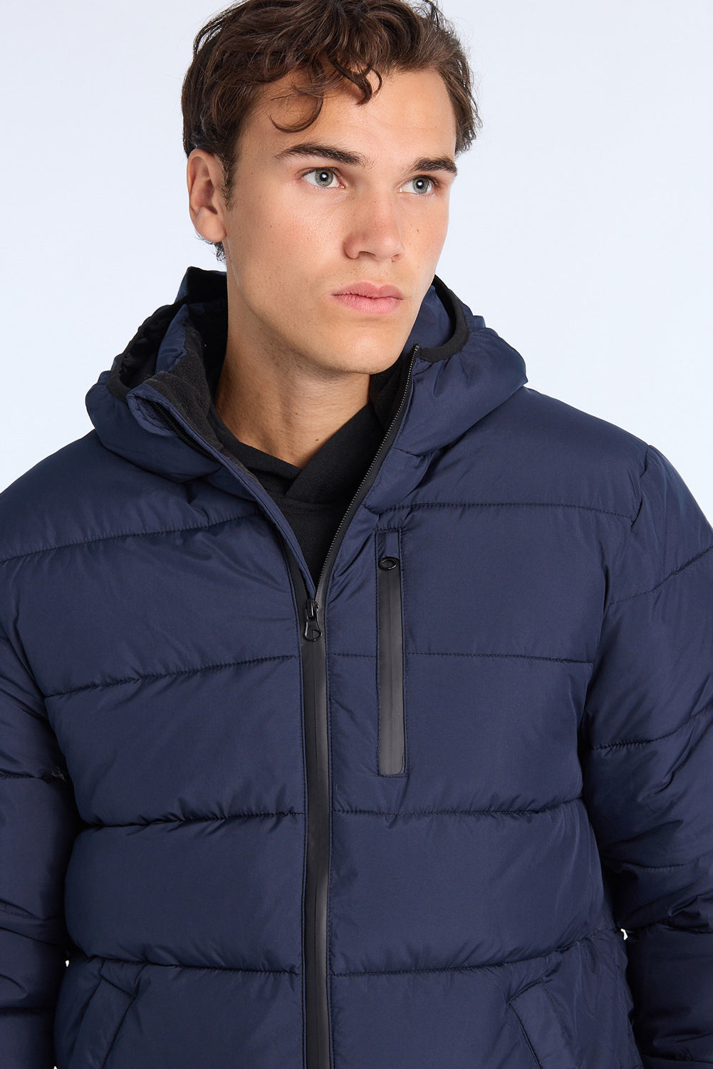 Veste matelassée à fermeture éclair homme Veste matelassée à fermeture éclair homme