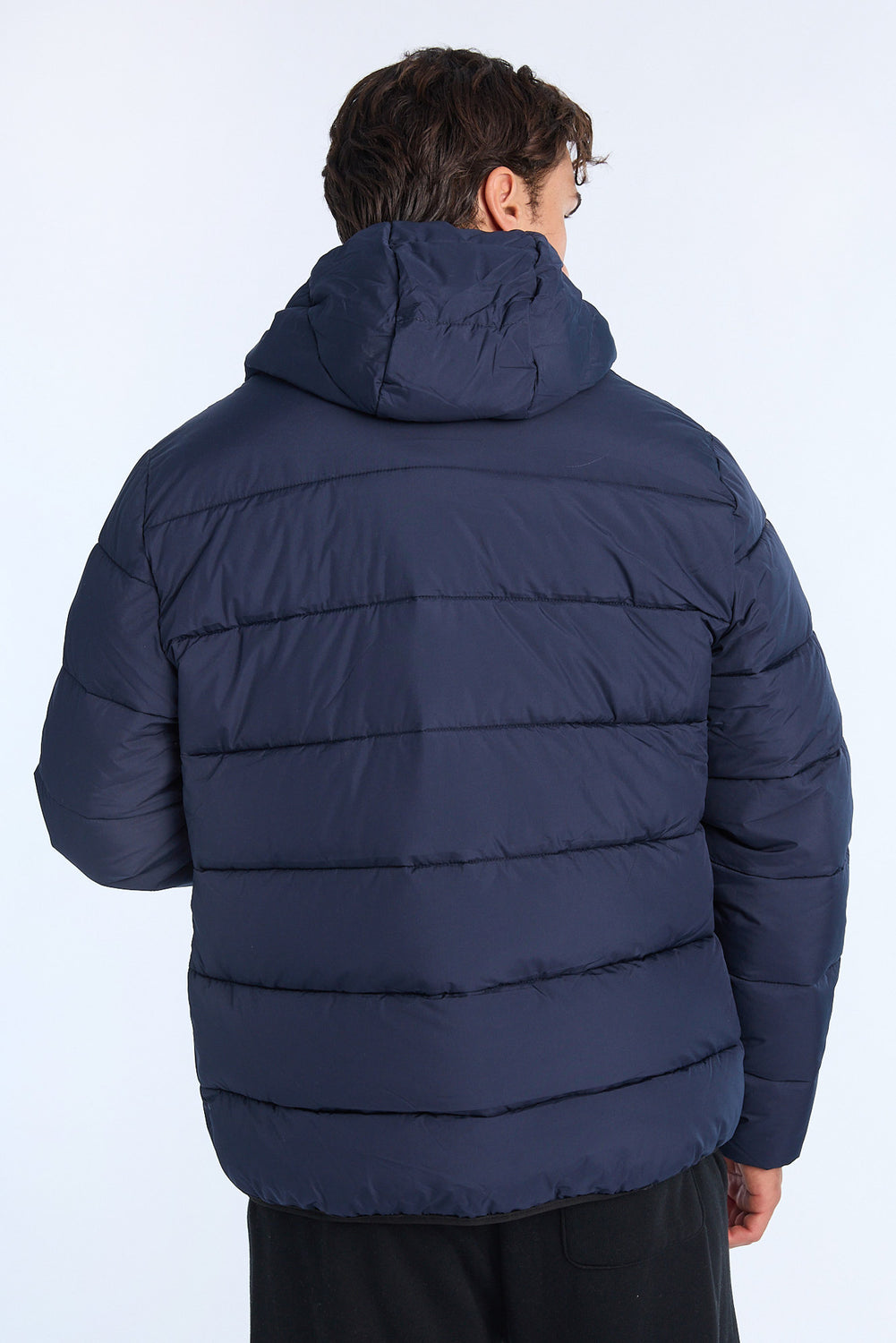 Mens Zip-Up Puffer Jacket Mens Zip-Up Puffer Jacket