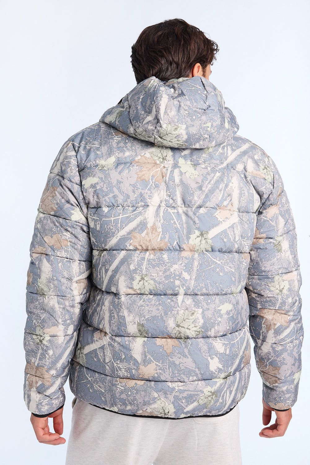 Mens Zip-Up Puffer Jacket Mens Zip-Up Puffer Jacket
