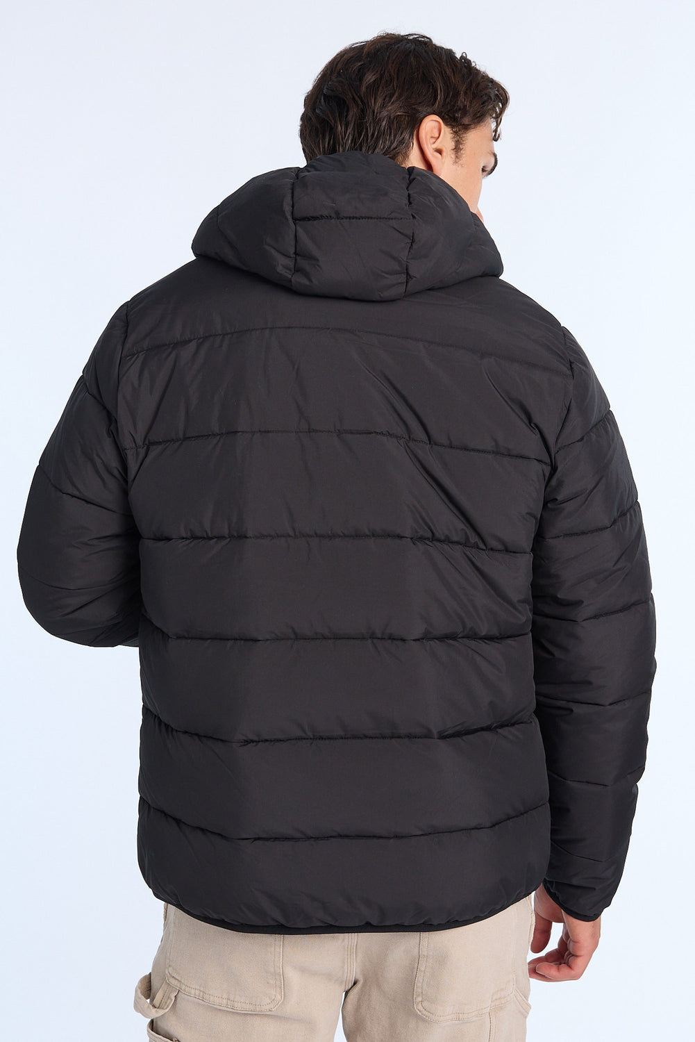 Mens Zip-Up Puffer Jacket Mens Zip-Up Puffer Jacket