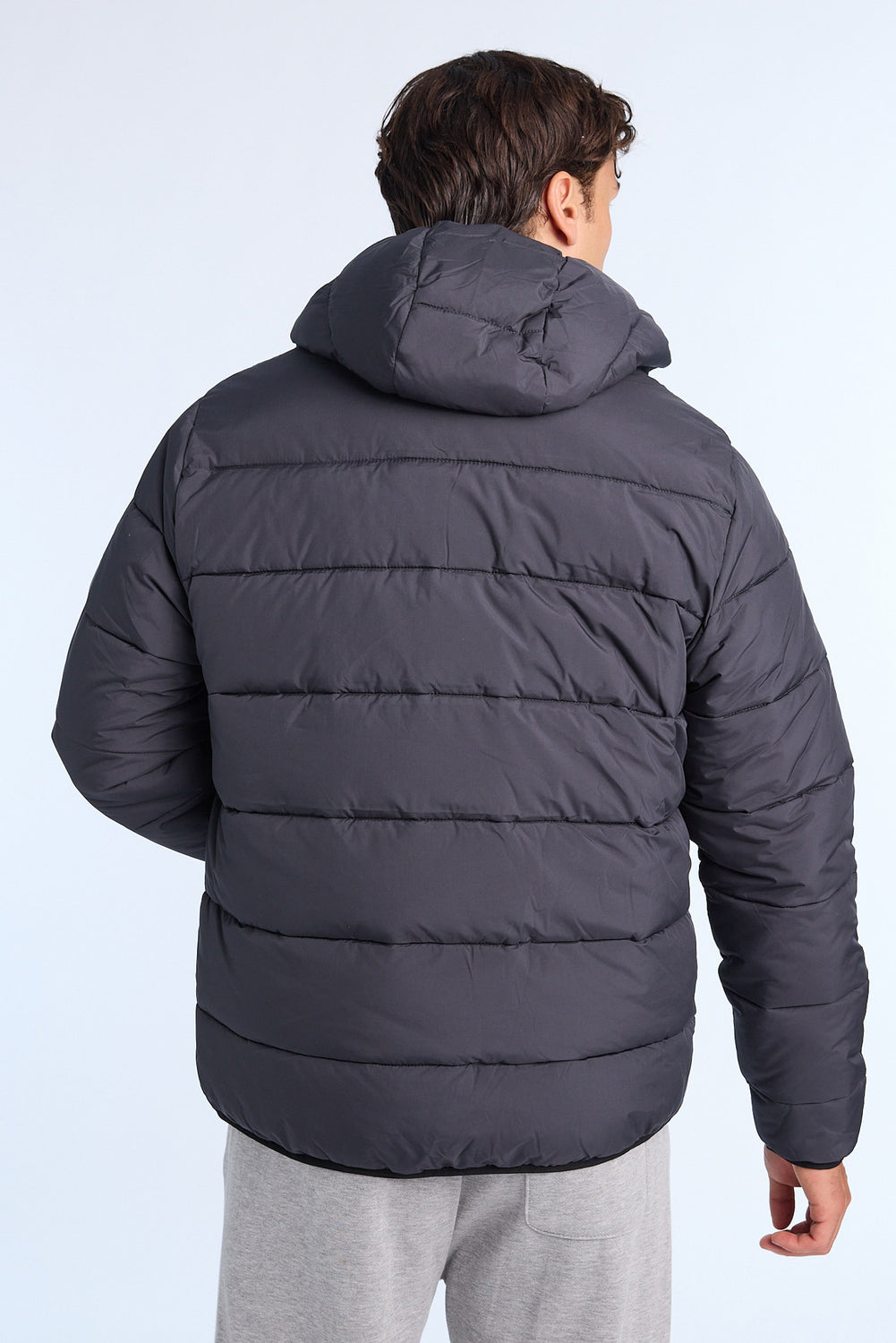 Mens Zip-Up Puffer Jacket Mens Zip-Up Puffer Jacket