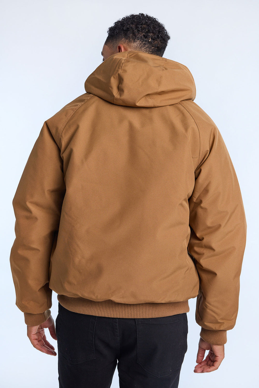 Mens Hooded Raglan Bomber Jacket Mens Hooded Raglan Bomber Jacket