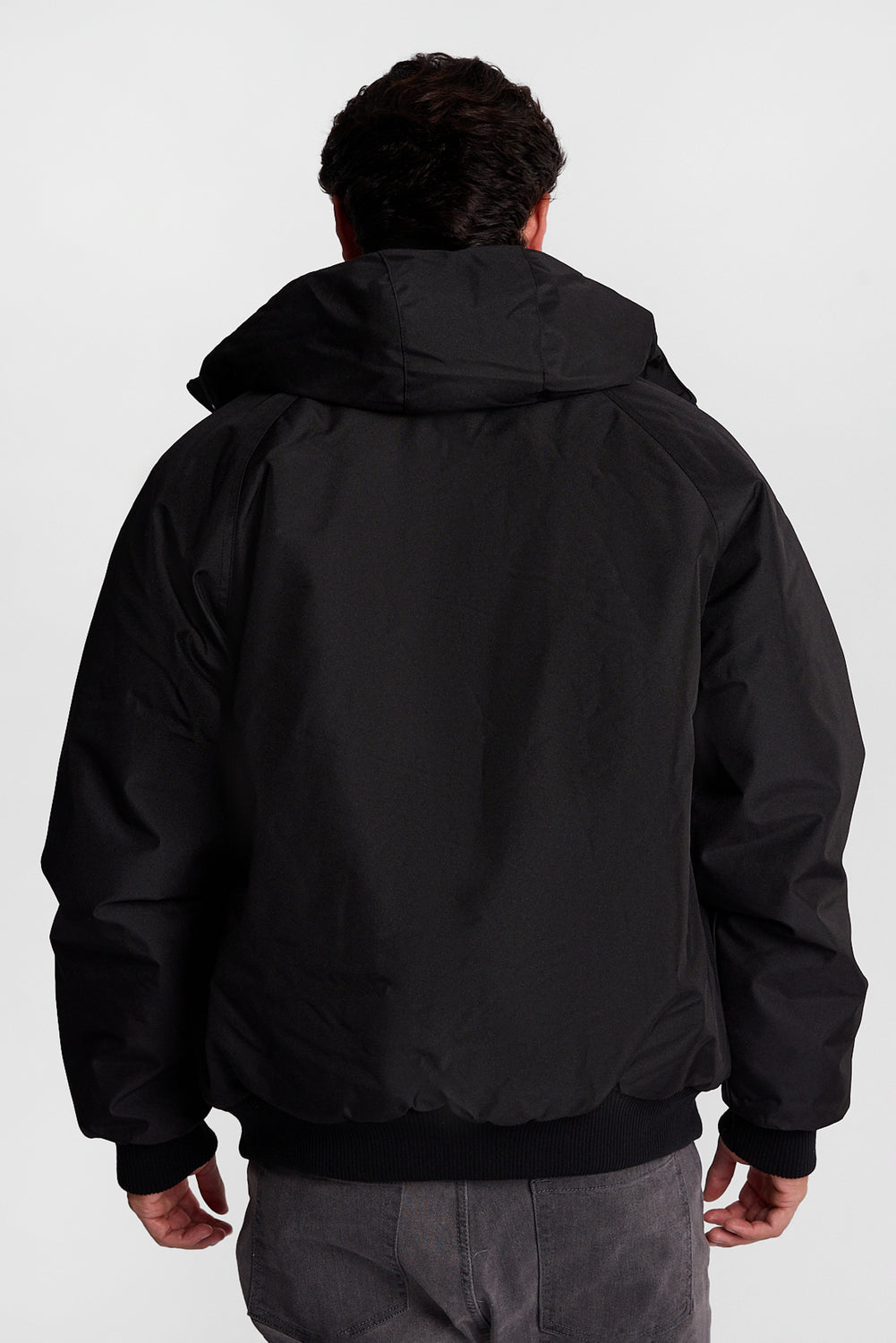 North Western Hooded Raglan Bomber Jacket North Western Hooded Raglan Bomber Jacket