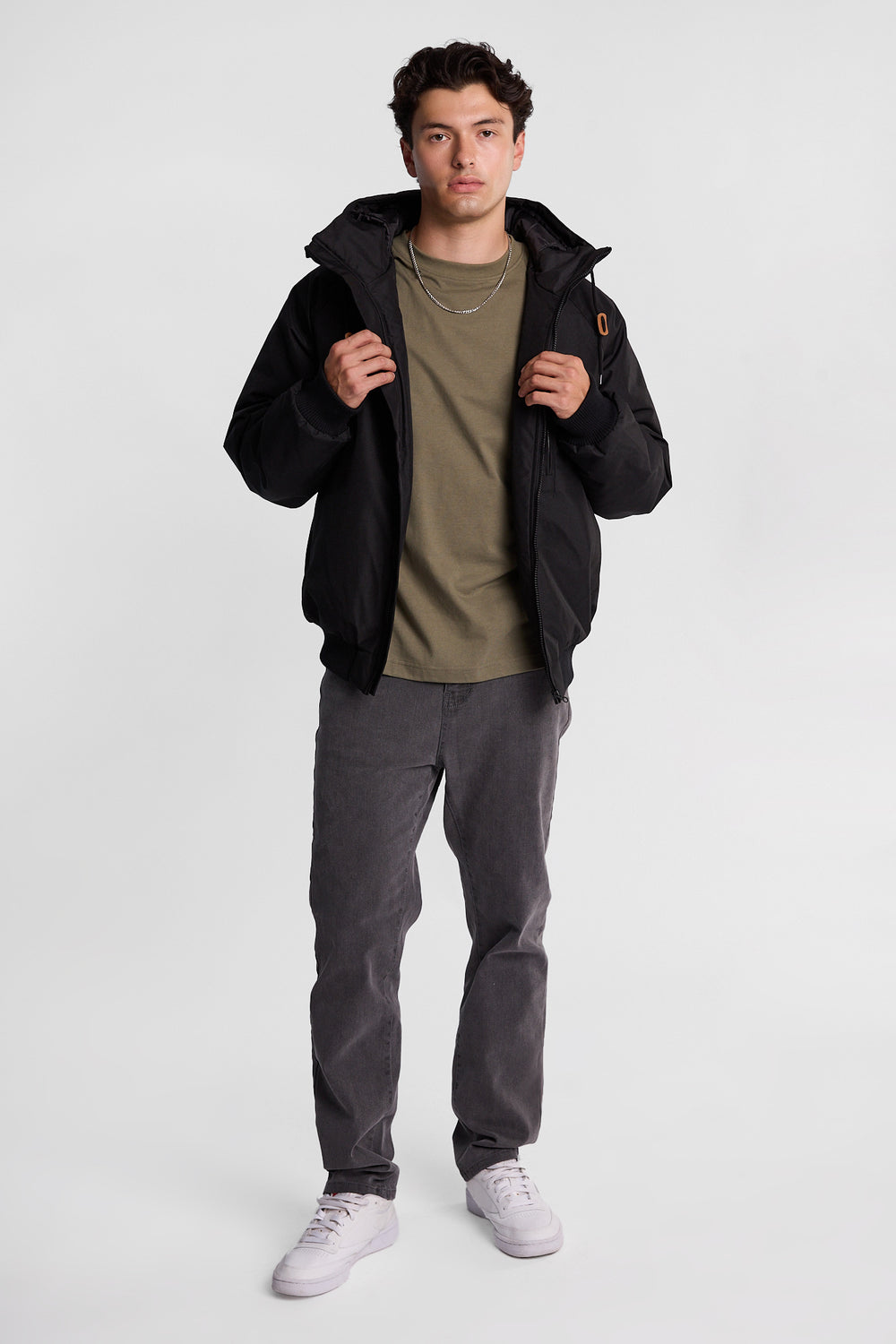 Veste bomber raglan à capuchon North Western Veste bomber raglan à capuchon North Western