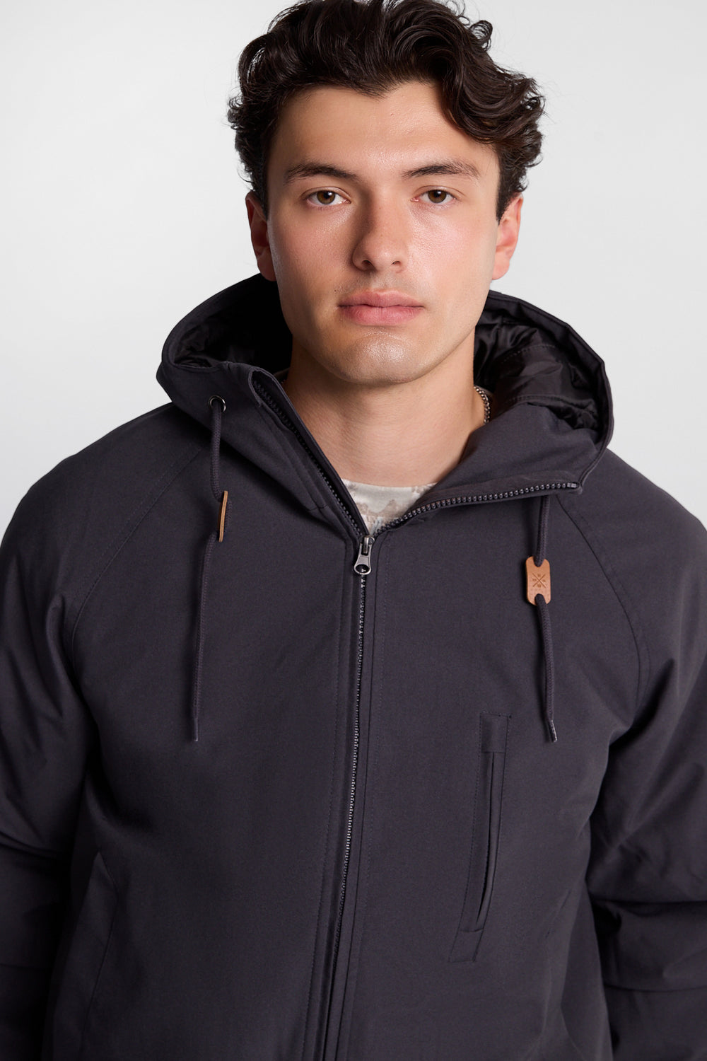 North Western Hooded Raglan Bomber Jacket North Western Hooded Raglan Bomber Jacket