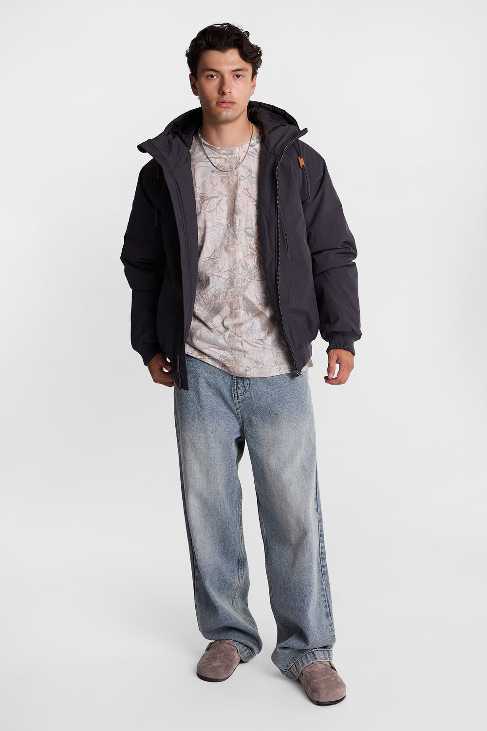 Veste bomber raglan à capuchon North Western Veste bomber raglan à capuchon North Western