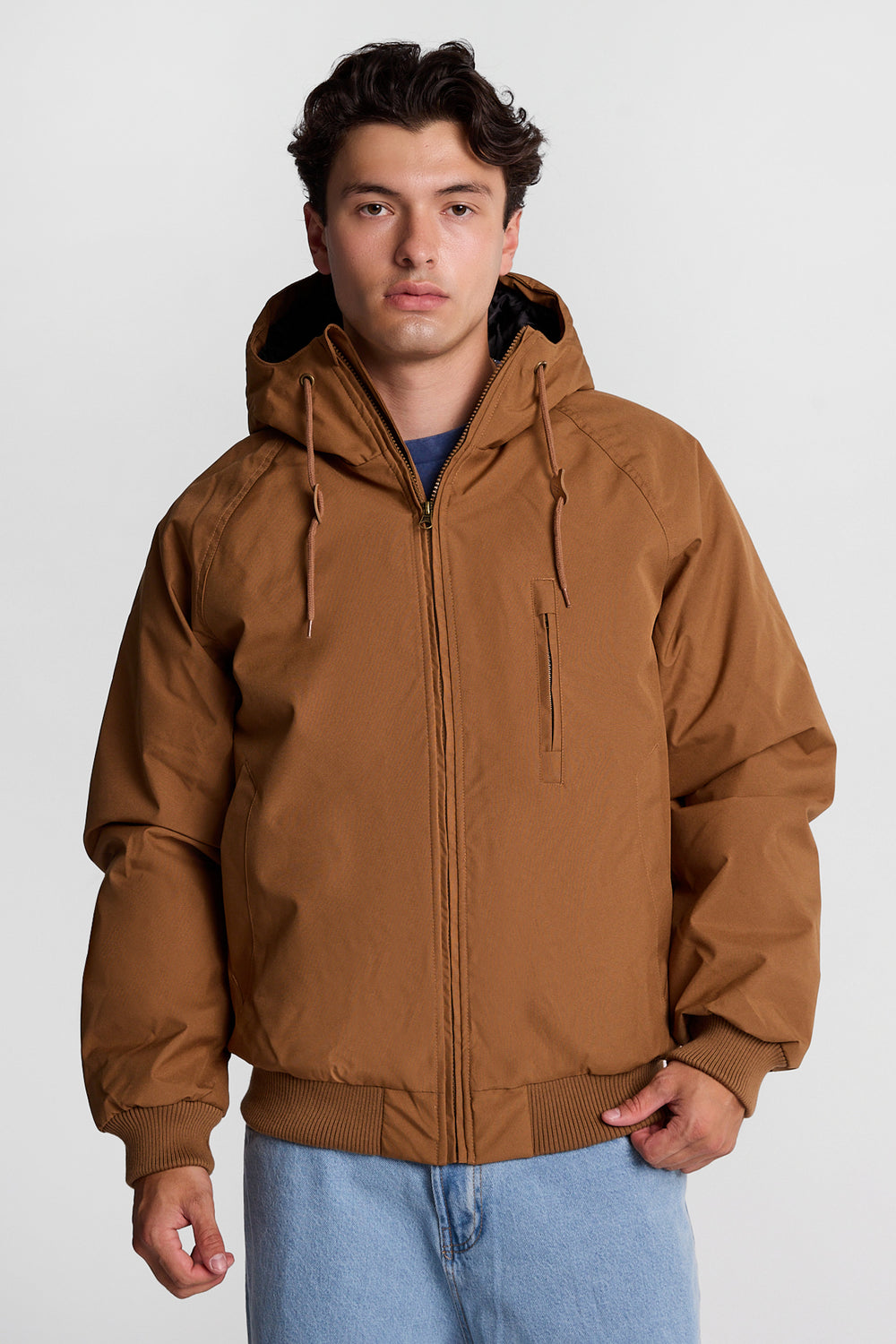 North Western Hooded Raglan Bomber Jacket North Western Hooded Raglan Bomber Jacket
