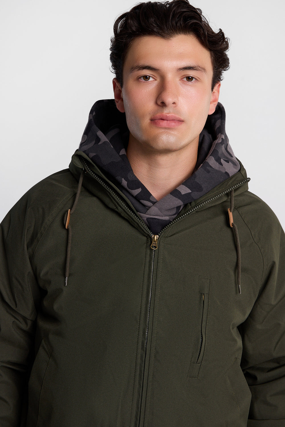 North Western Hooded Raglan Bomber Jacket North Western Hooded Raglan Bomber Jacket