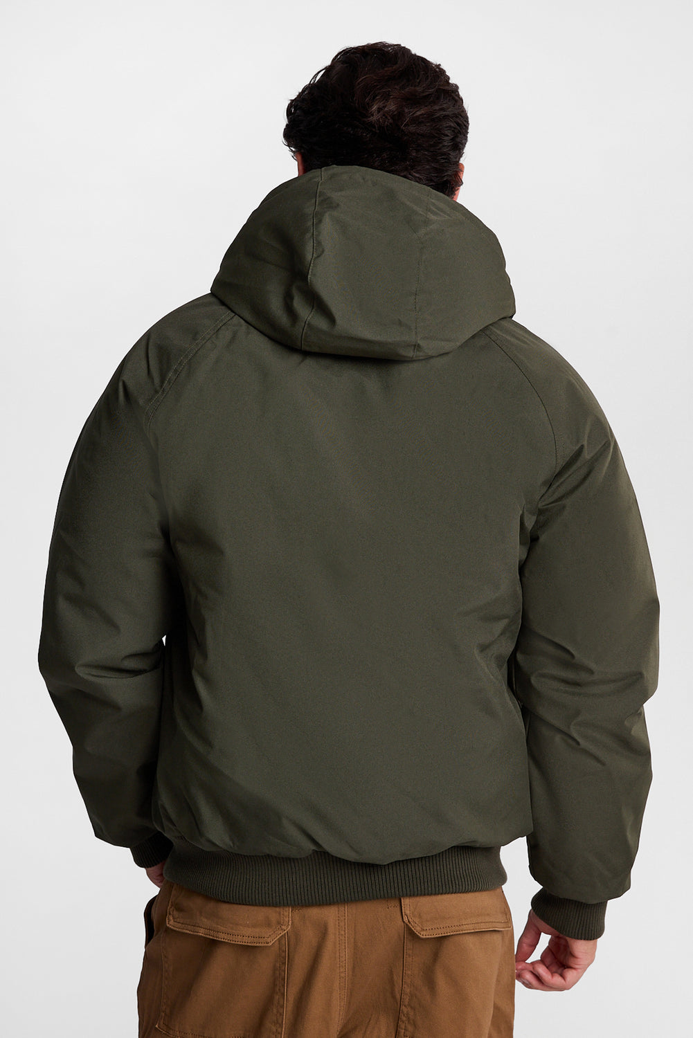 North Western Hooded Raglan Bomber Jacket North Western Hooded Raglan Bomber Jacket