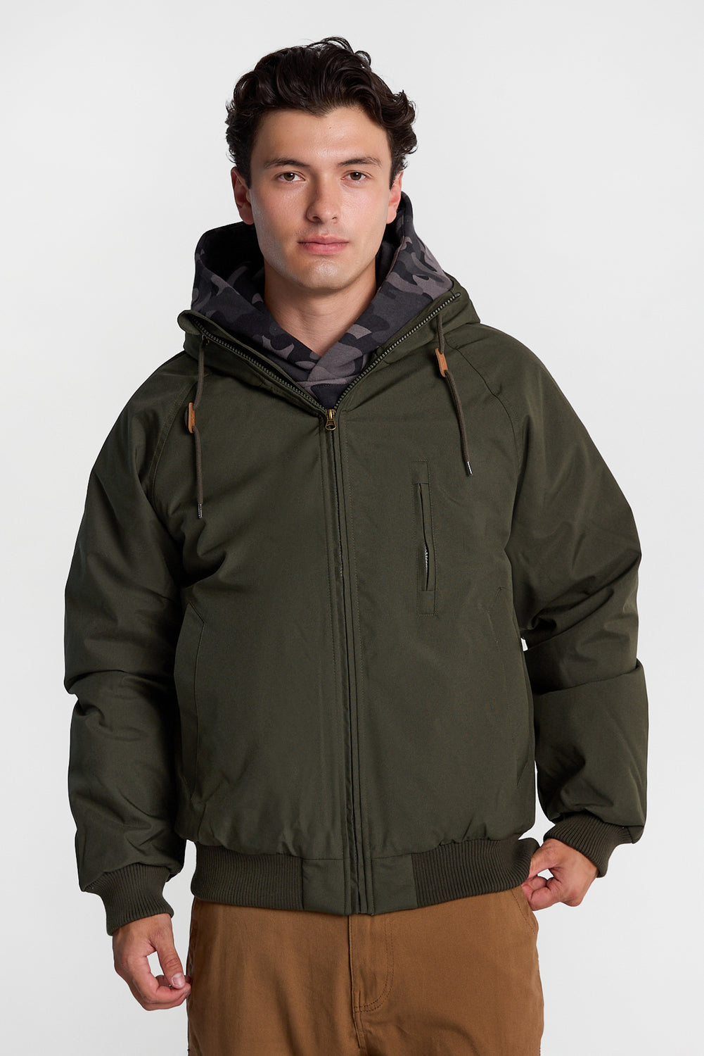 Veste bomber raglan à capuchon North Western Veste bomber raglan à capuchon North Western