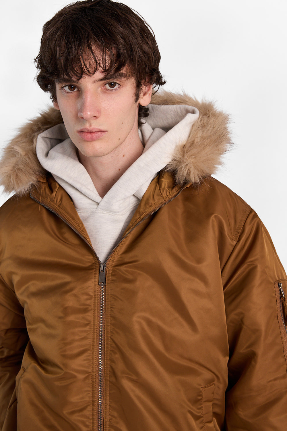 North Western Hooded Bomber Jacket North Western Hooded Bomber Jacket