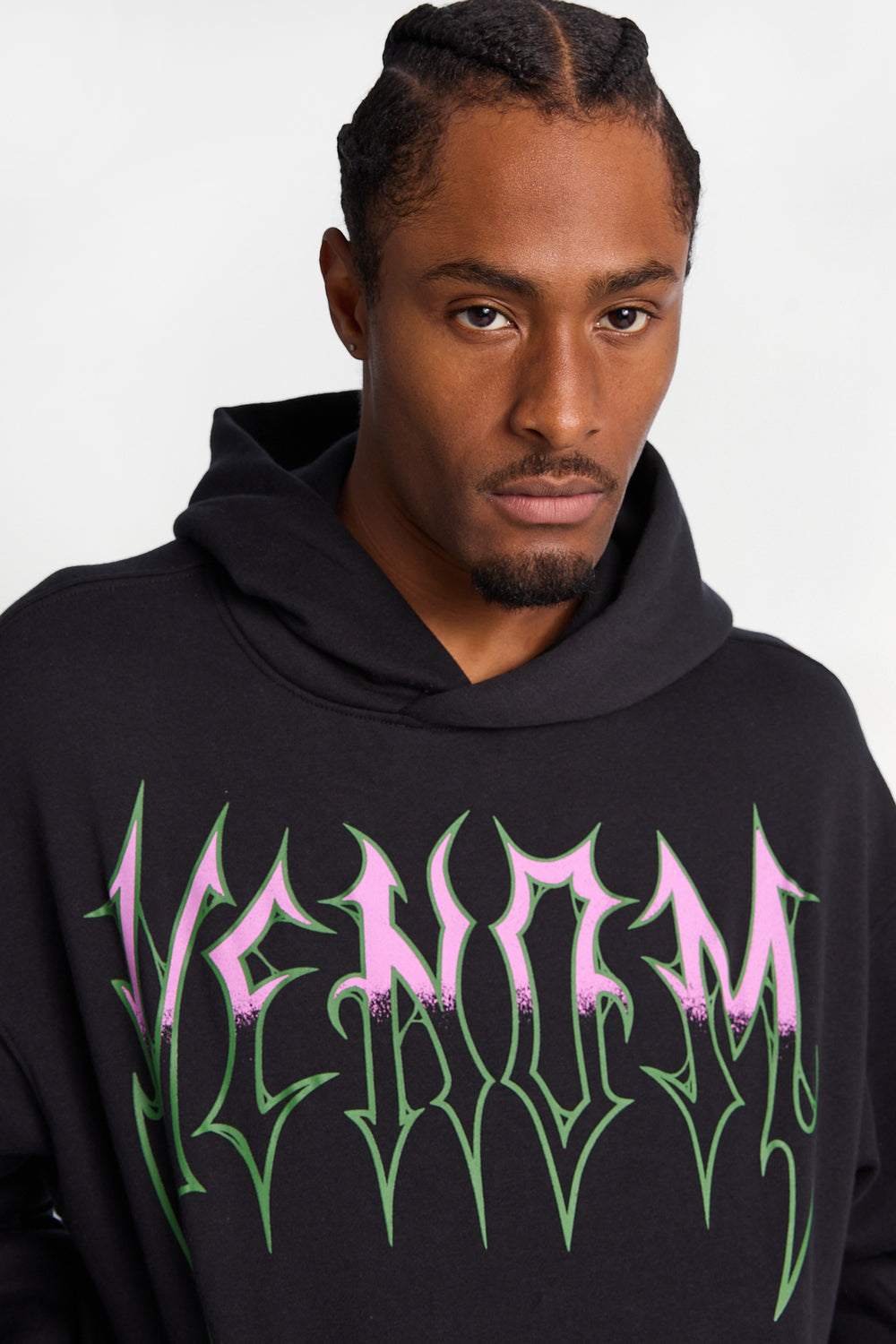 Venom Lethal Protector Graphic Boxy Hoodie Venom Lethal Protector Graphic Boxy Hoodie