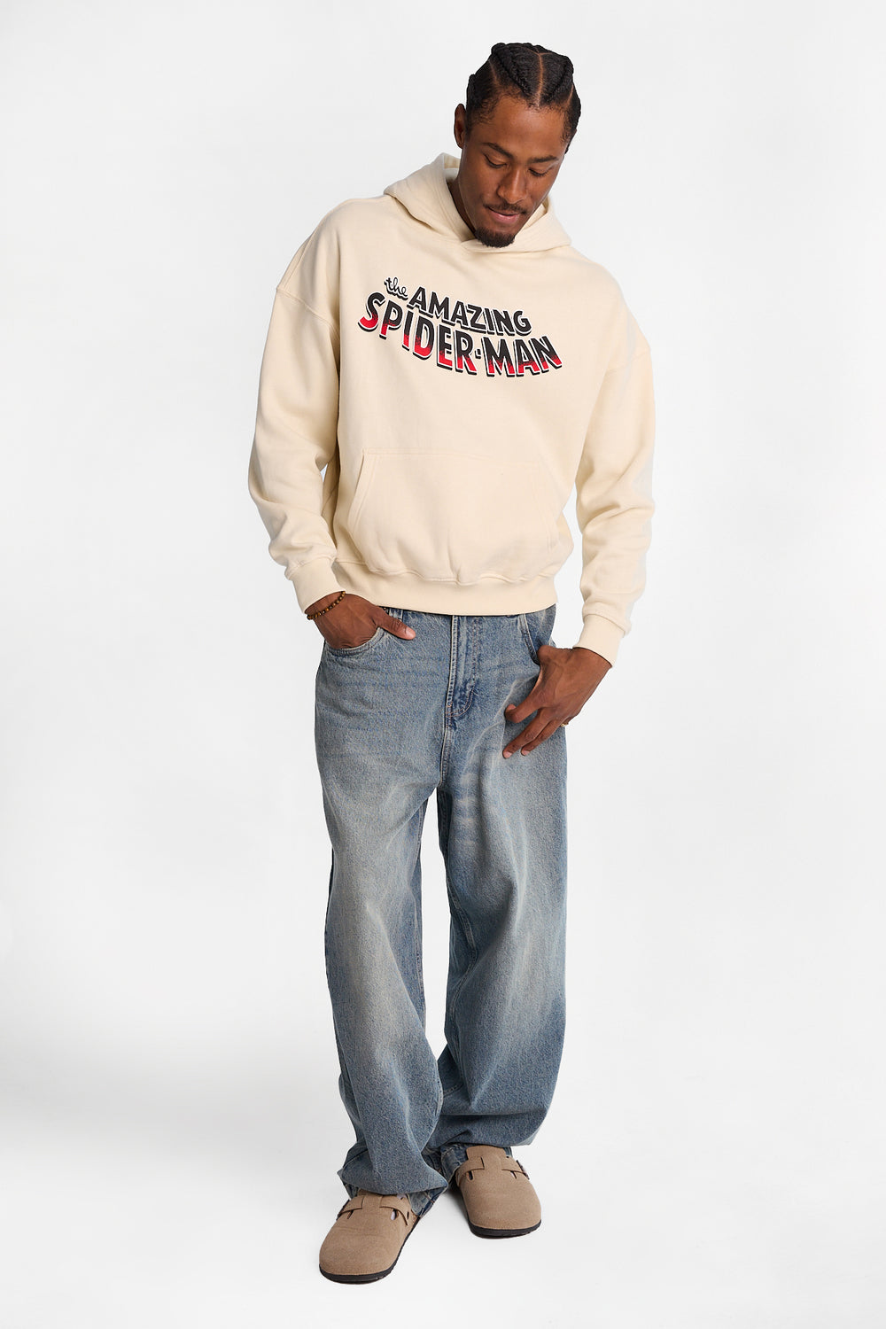 The Amazing Spider-Man Graphic Boxy Hoodie The Amazing Spider-Man Graphic Boxy Hoodie