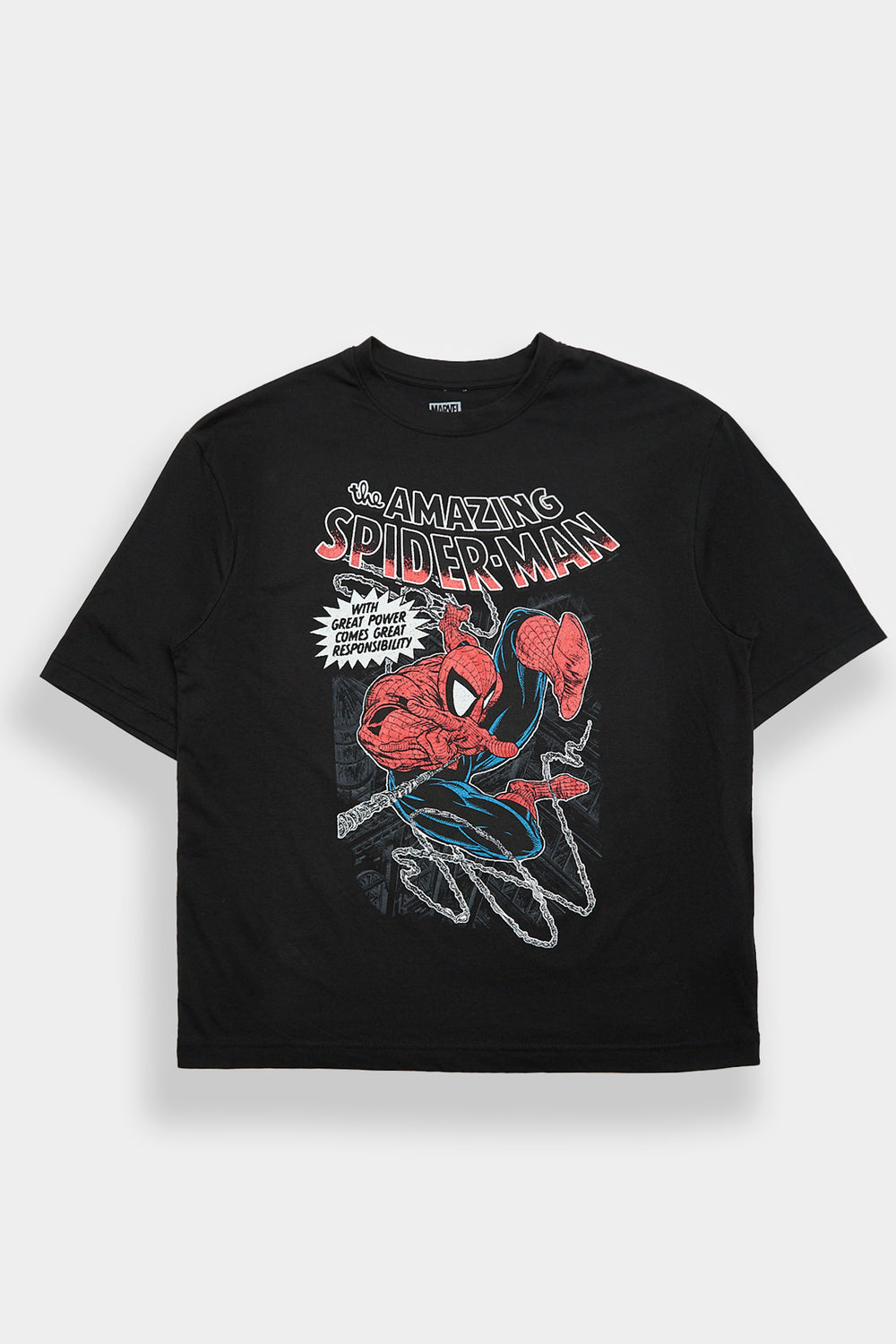 T-shirt surdimensionné imprimé The Amazing Spider-Man T-shirt surdimensionné imprimé The Amazing Spider-Man