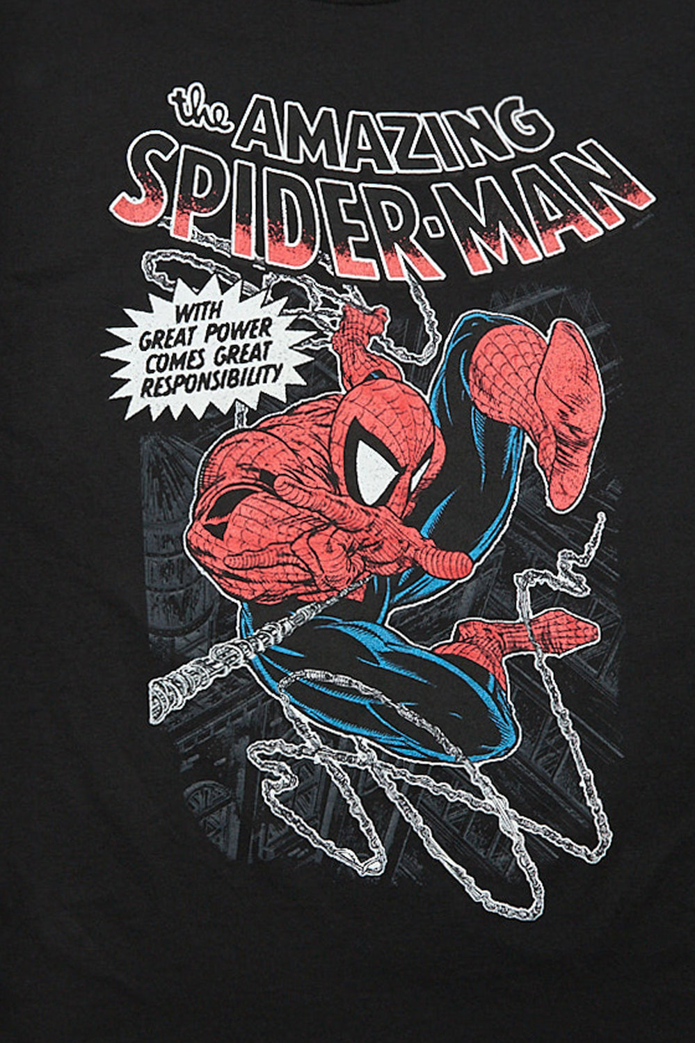 T-shirt surdimensionné imprimé The Amazing Spider-Man T-shirt surdimensionné imprimé The Amazing Spider-Man