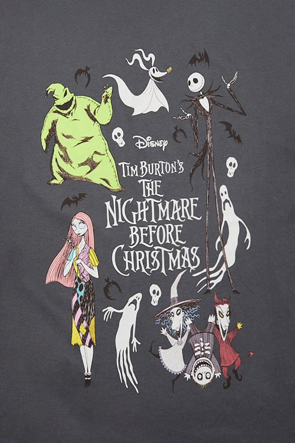Tim Burton's The Nightmare Before Christmas Graphic Oversized Tee Tim Burton's The Nightmare Before Christmas Graphic Oversized Tee