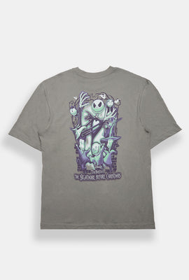 Tim Burton's The Nightmare Before Christmas Masks Graphic Oversized Tee