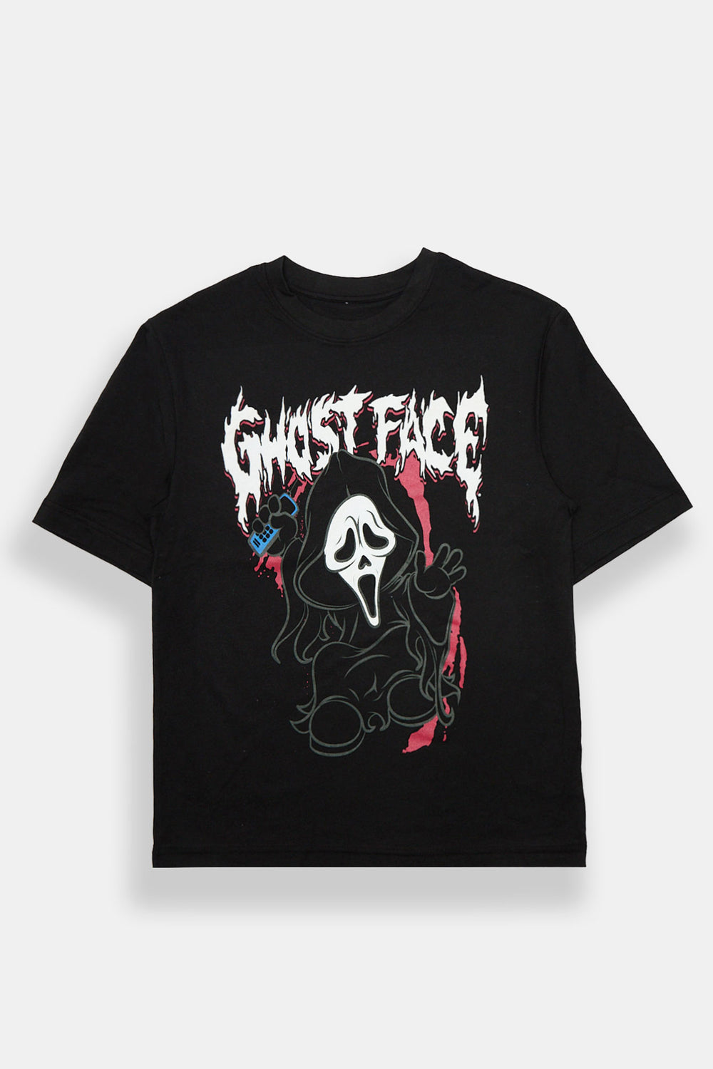 Chibi Ghostface Graphic Oversized T-Shirt Chibi Ghostface Graphic Oversized T-Shirt