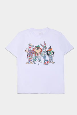 T-shirt imprimé l'équipe de golf Looney Tunes homme