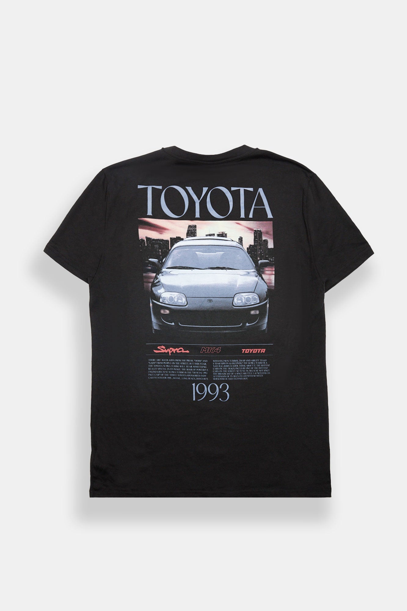 Toyota 1993 Supra Graphic Tee - Black /