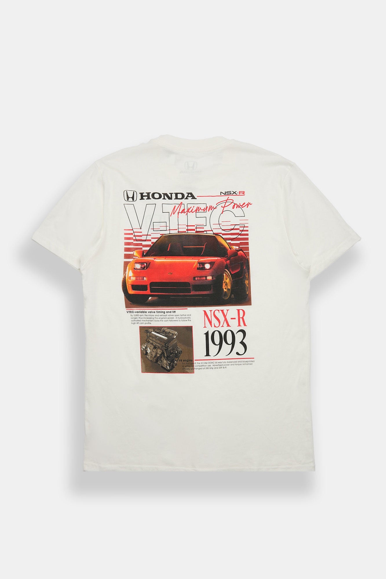 Honda 1993 NSX-R Graphic Tee - White /